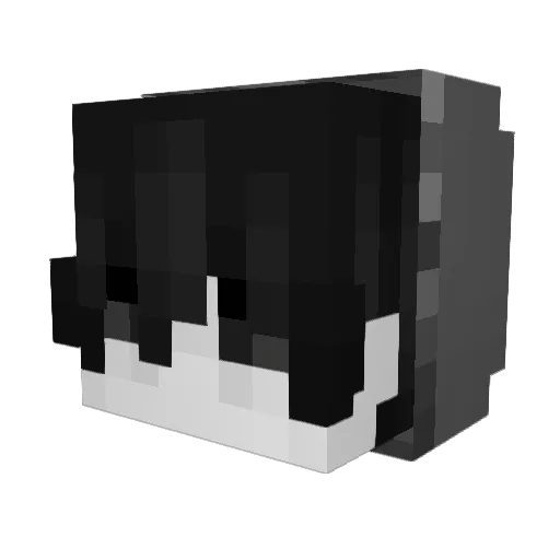 Ida9081 Minecraft avatar head, 3D render