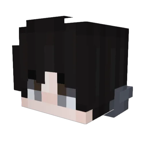 IdaKage01 Minecraft avatar head, 3D render