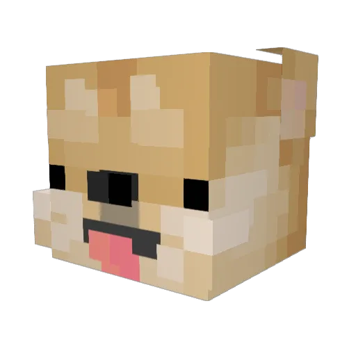 IdaRiki Minecraft avatar head, 3D render