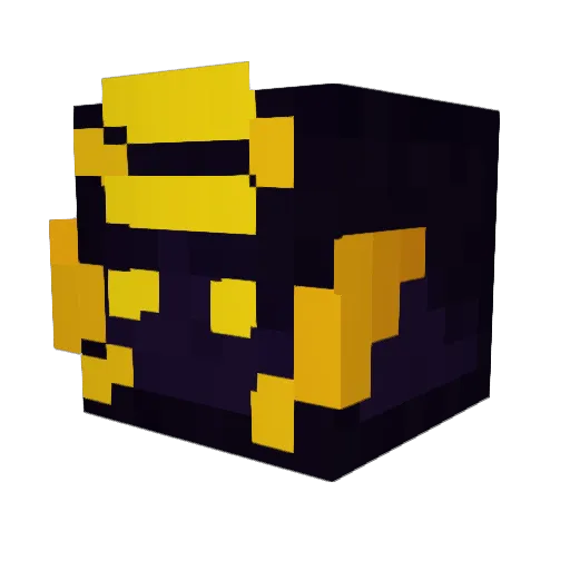 Idain666 Minecraft avatar head, 3D render
