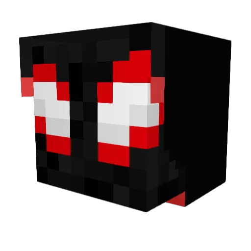 Idaninio Minecraft avatar head, 3D render