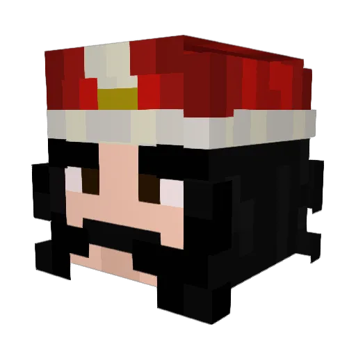 IdealistInsanity Minecraft avatar head, 3D render