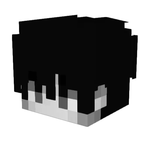 Idealista Minecraft avatar head, 3D render