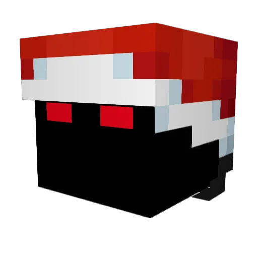 Idefix99 Minecraft avatar head, 3D render
