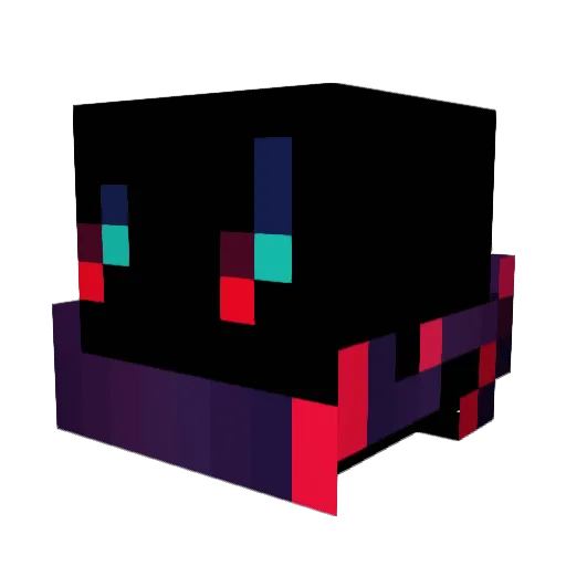 Idennator Minecraft avatar head, 3D render