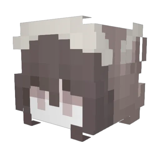 IdentifyDelay Minecraft avatar head, 3D render