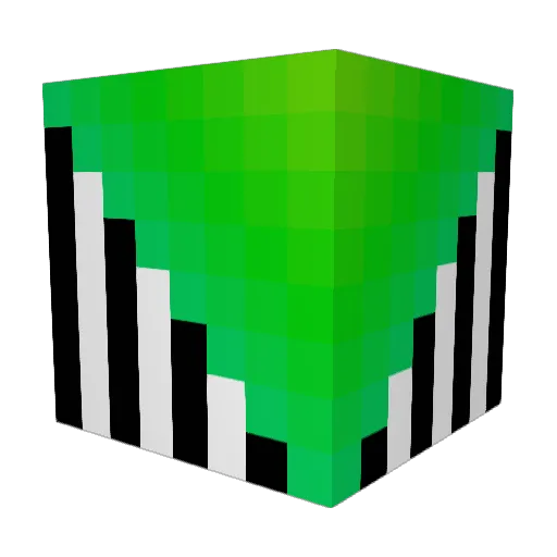 IdentityWisely_ Minecraft avatar head, 3D render