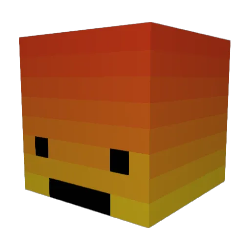 Ideot_Thing Minecraft avatar head, 3D render
