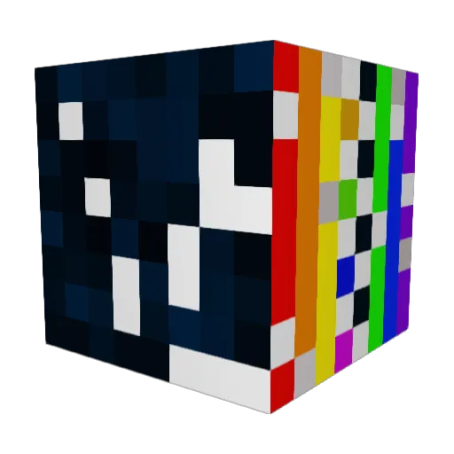 Ididntask0 Minecraft avatar head, 3D render