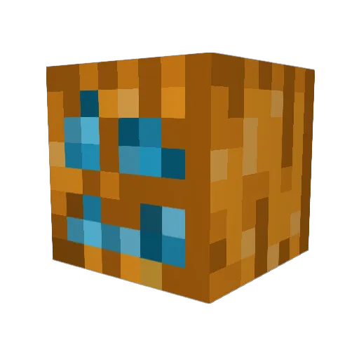 Idiot_Industry Minecraft avatar head, 3D render