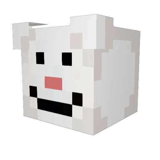 IdkSterling67 Minecraft avatar head, 3D render