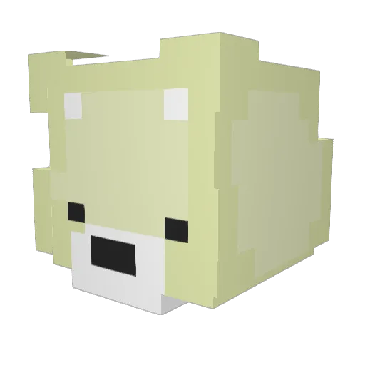 Idk_Tbh Minecraft avatar head, 3D render