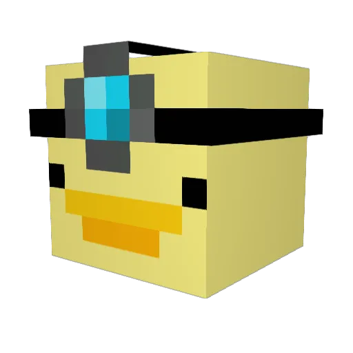 IdleFurball6454 Minecraft avatar head, 3D render