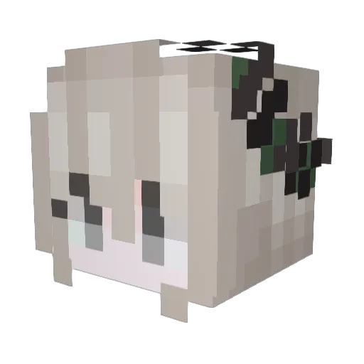 IdleLime Minecraft avatar head, 3D render