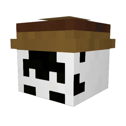 Idlehands Minecraft avatar head, 3D render