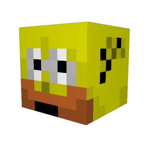 Idler1987 Minecraft avatar head, 3D render