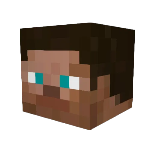 Ido___ Minecraft avatar head, 3D render