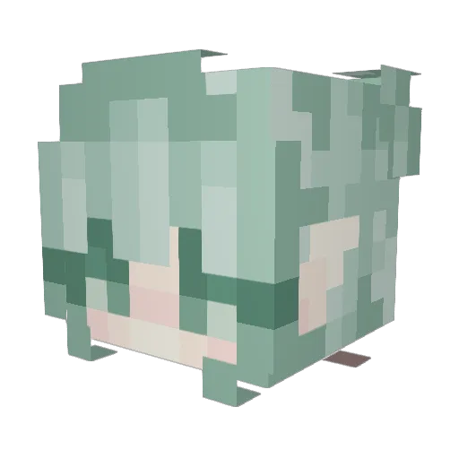 IdrisEclipse Minecraft avatar head, 3D render