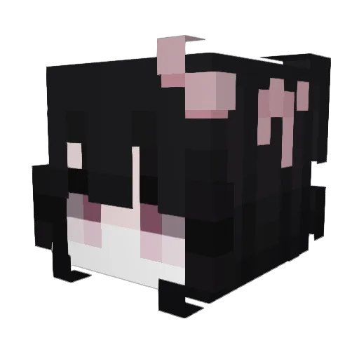 Idyie_ Minecraft avatar head, 3D render