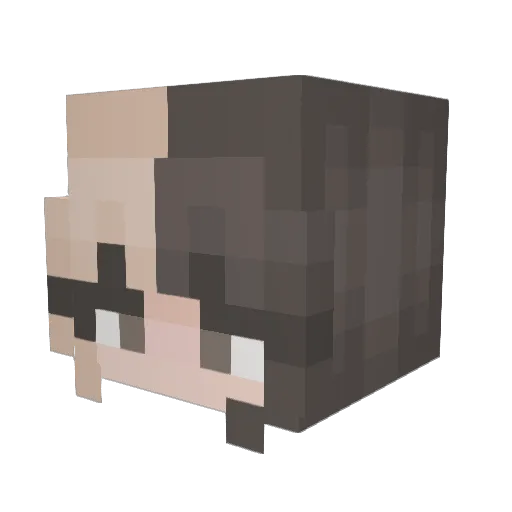 IdyllHQ Minecraft avatar head, 3D render