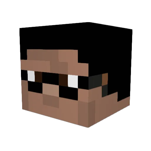 IdyllicMage2489 Minecraft avatar head, 3D render