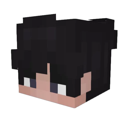 IdyllicReveries Minecraft avatar head, 3D render