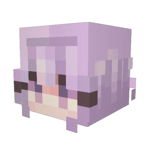Idyvist Minecraft avatar head, 3D render