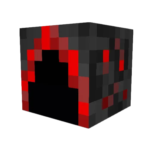 Ieach Minecraft avatar head, 3D render