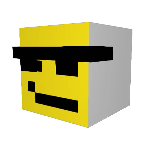 IeatShortPeople_ Minecraft avatar head, 3D render