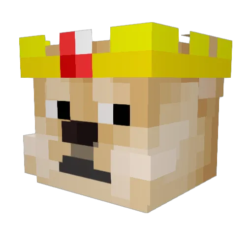 Ieatdogs123 Minecraft avatar head, 3D render