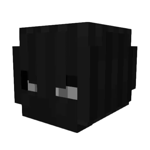 Iegende Minecraft avatar head, 3D render