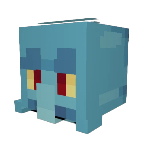 Iegion24 Minecraft avatar head, 3D render