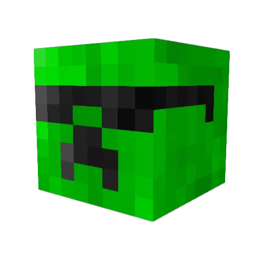 Ien4 Minecraft avatar head, 3D render