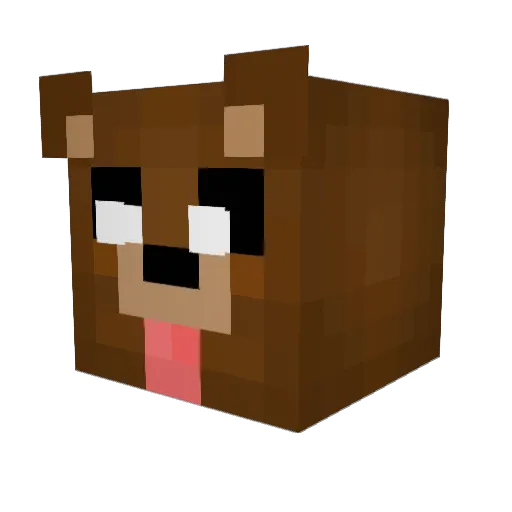 Ies2002 Minecraft avatar head, 3D render
