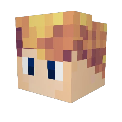 IfIDieImALegend Minecraft avatar head, 3D render