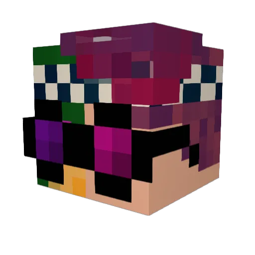 IfIDieYoung Minecraft avatar head, 3D render