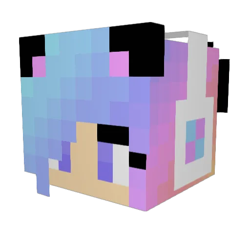 IfOnLyWeKnEw Minecraft avatar head, 3D render