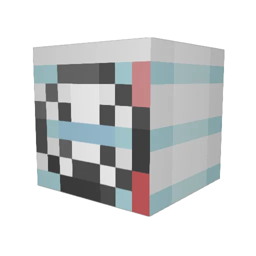 IfYuPatto Minecraft avatar head, 3D render