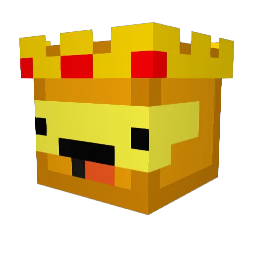Ifactt Minecraft avatar head, 3D render