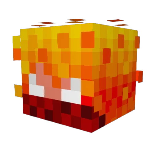 Ifestionas Minecraft avatar head, 3D render