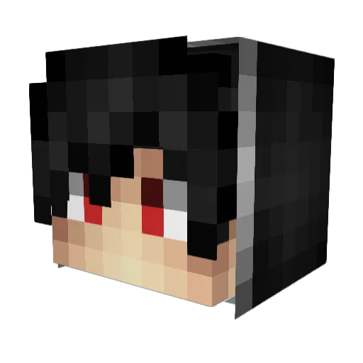 Iffi07 Minecraft avatar head, 3D render