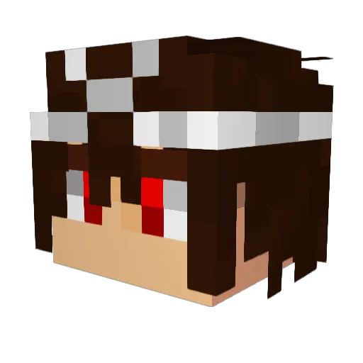 IfikoValley Minecraft avatar head, 3D render