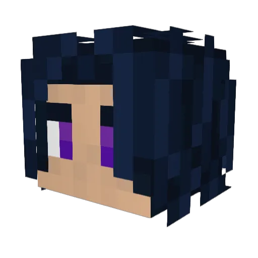 Igaeb Minecraft avatar head, 3D render