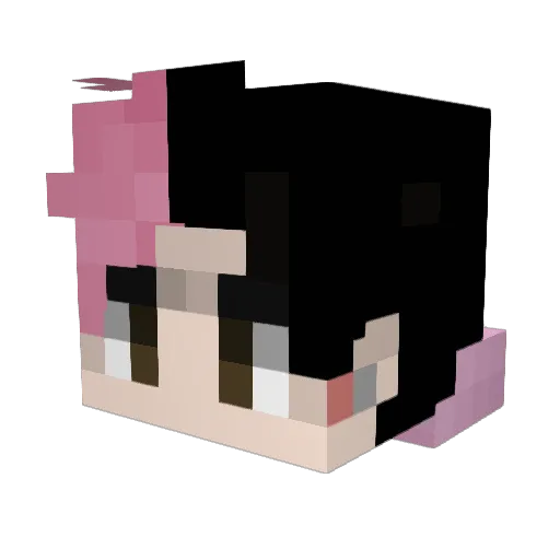 Igdaf Minecraft avatar head, 3D render