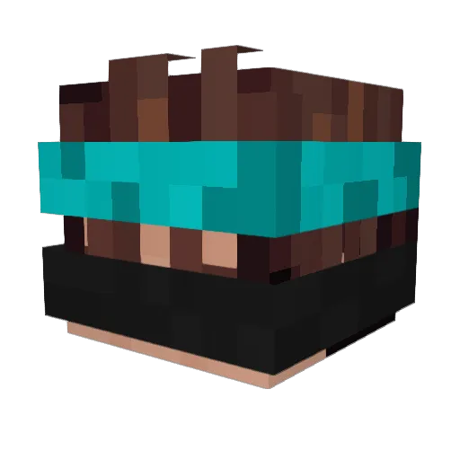 Iggapigge08 Minecraft avatar head, 3D render