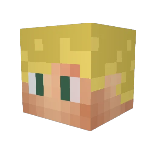 Iggeapa2 Minecraft avatar head, 3D render