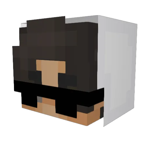 Iggielicious Minecraft avatar head, 3D render