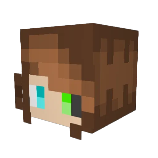 Igglybuff_ever Minecraft avatar head, 3D render