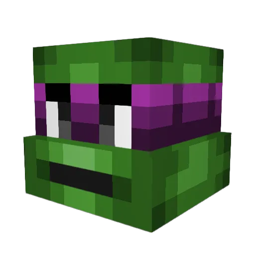 Iggster69 Minecraft avatar head, 3D render