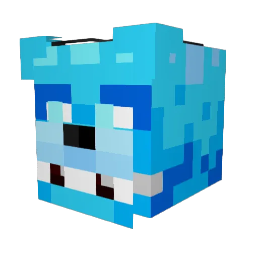 Iggy8459 Minecraft avatar head, 3D render